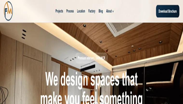 FM System interior design website